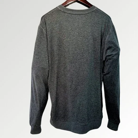 vuori Men's Ponto Performance Crew in Charcoal Heather - XL - Picture 7 of 15